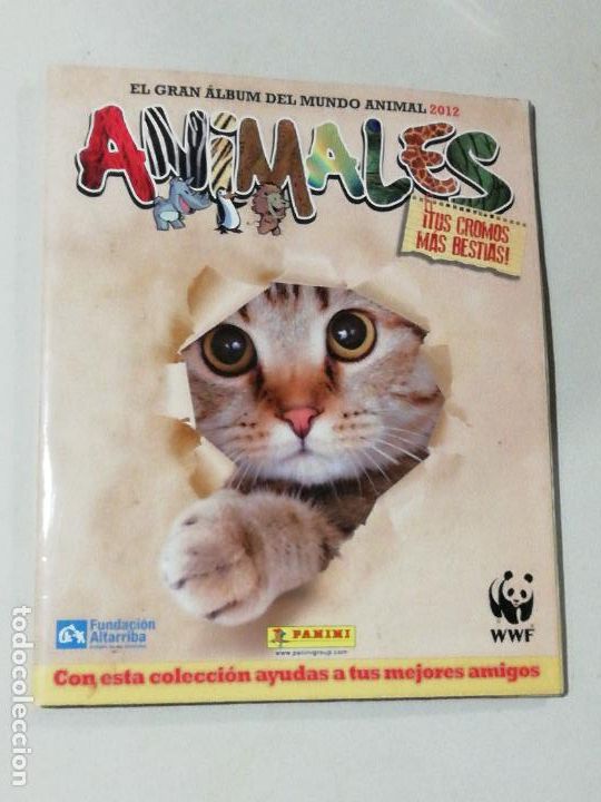 Coleccionismo &aacute;lbum: &Aacute;LBUM ANIMALES 2012. PANINI - Foto 1