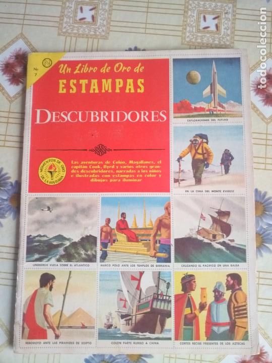Coleccionismo &Aacute;lbum: Descubridores completo &aacute;lbum antiguo de cromos