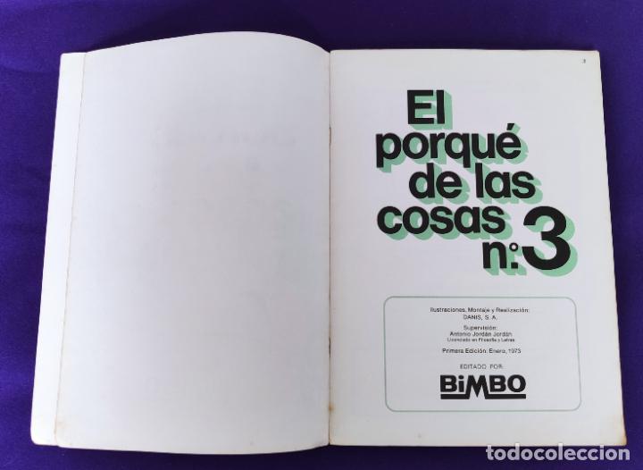 Coleccionismo Álbum: ALBUM COMPLETO. EL PORQUE DE LAS COSAS Nº3. BIMBO. 1973. CON 217 CROMOS. - Foto 3 - 229190965
