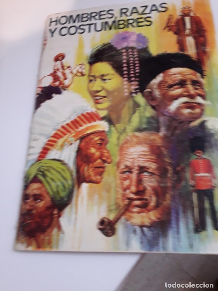 Collezionismo &Aacute;lbum: Album de cromos completo Hombres, Razas y Costumbres (295 Cromos)
