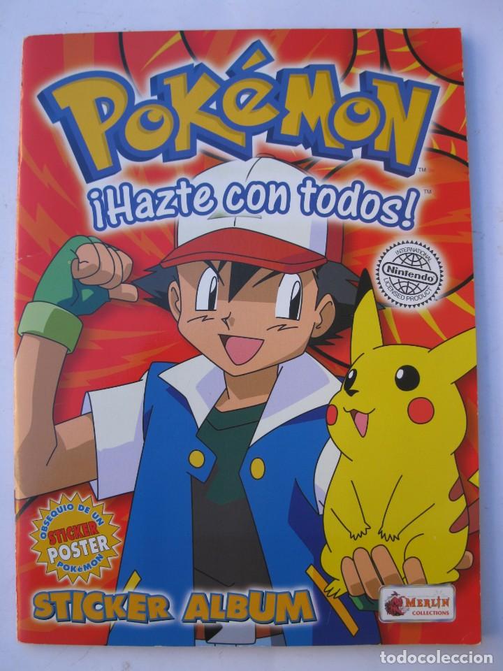 Collectable Albums: &Aacute;LBUM DE CROMOS - POK&Eacute;MON &iexcl;H&Aacute;ZTE CON TODOS! - COMPLETO - MERL&Iacute;N COLLECTIONS - A&Ntilde;O 1999 - SIN P&Oacute;STER.