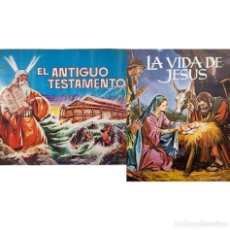Coleccionismo Álbum: ALBUM 1967 LA VIDA DE JESUS EDIT RUIZ ROMERO Y 1968 ANTIGUO TESTAMENTO EDIT FERMA. LOS 2 COMPLETOS