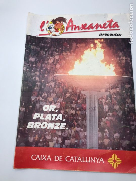 Colecionismo Caderneta: ALBUM L'ANXANETA OR PLATA BRONZE CAIXA CATALUNYA COMPLERT 1988