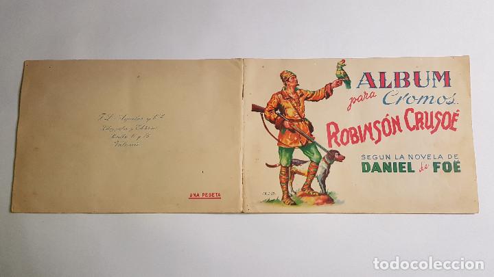 Collectable Albums: J. L. AGUILAR Y CIA. - ALBUM PARA CROMOS ROBINSON CRUSOE - COMPLETO