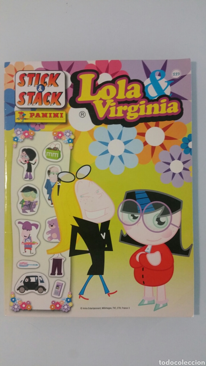Coleccionismo &aacute;lbum: Stick & Stack. Lola & Virginia. Panini. - Foto 1
