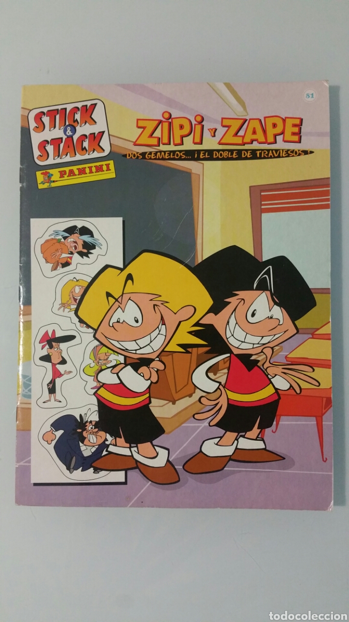 Coleccionismo &aacute;lbum: Stick & stack. Zipi & zape, panini. - Foto 1
