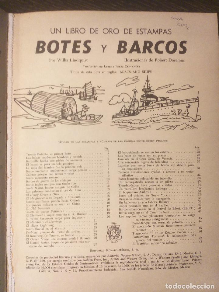 Coleccionismo &aacute;lbum: Un libro de oro en estampas n&ordm; 30: Botes y barcos - Foto 2
