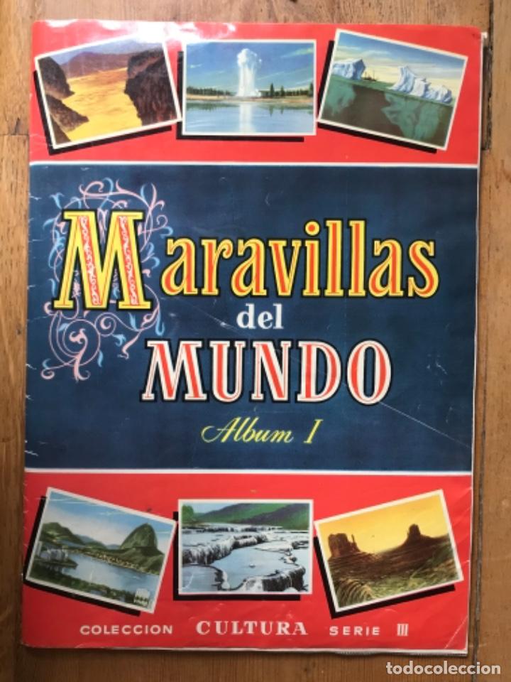 Coleccionismo &Aacute;lbum: &Aacute;lbum cromos Maravillas Mundo I. Completo