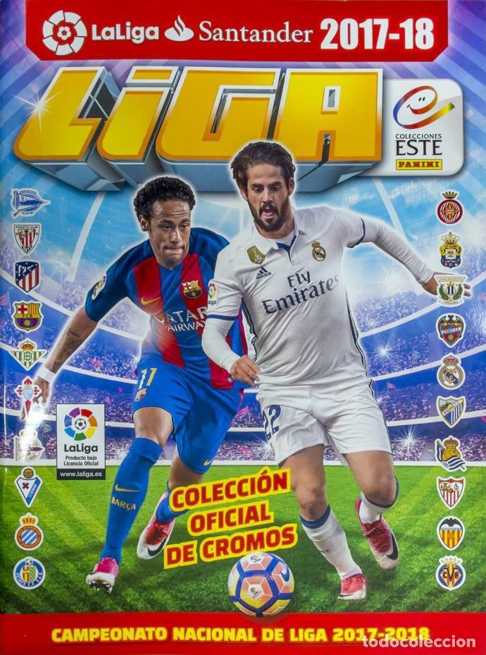 Colecionismo Caderneta: Ediciones Este 2017/18 de Panini. Colecci&oacute;n completa, album + cromos sin pegar
