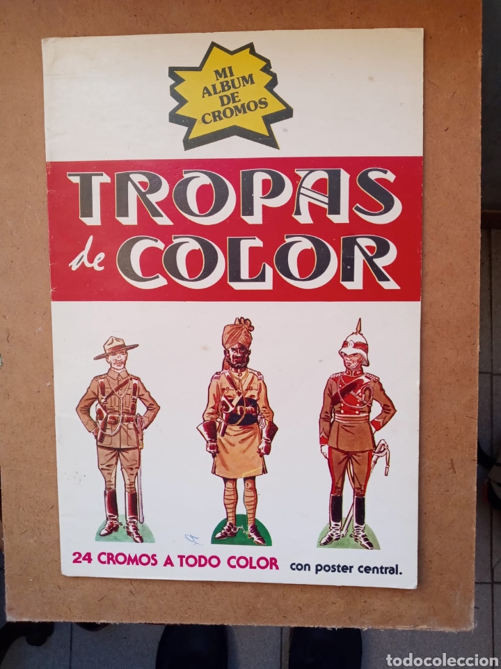 Collezionismo &Aacute;lbum: Mi &aacute;lbum de cromos Tropas de Color 1980
