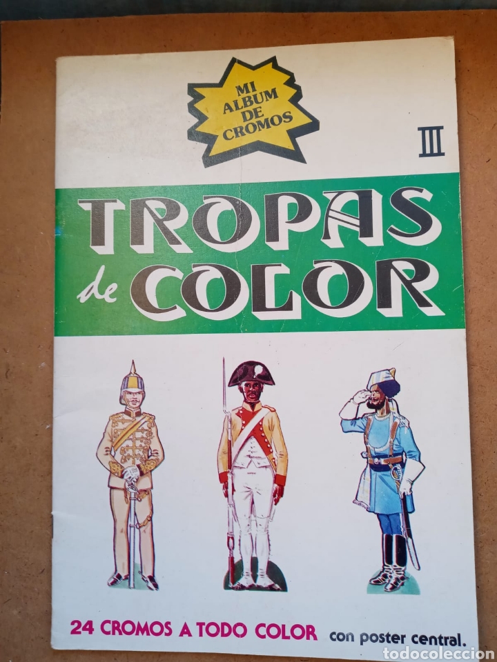 Collezionismo &Aacute;lbum: Mi &aacute;lbum de cromos Tropas de Color 1980
