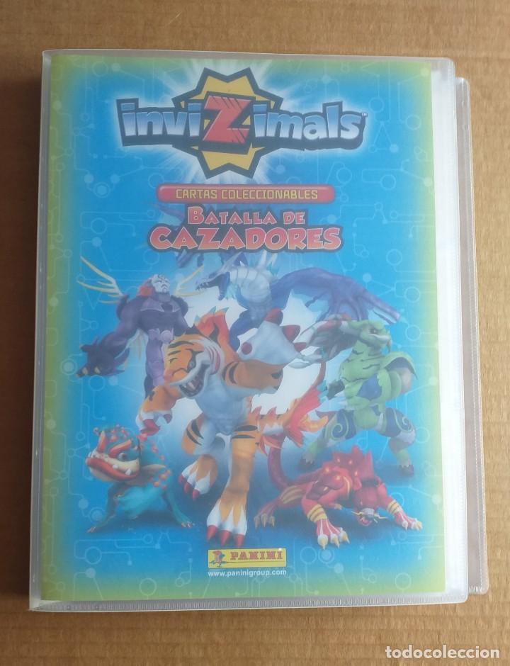 Colecionismo Caderneta: Colecci&oacute;n completa Invizimals BATALLA DE CAZADORES con 4 LIMITADAS. Estado notable.