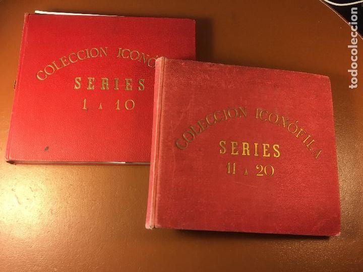 Colecionismo Caderneta: COLECCION ICONOFILA. SERIE 1&ordf; A 20&ordf; COMPLETA. ALBUM CERILLAS FOTOTIPIAS . FOTOS TODAS LAS PAG.
