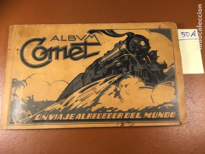 Colecionismo Caderneta: ALBUM COMET UN VIAJE ALREDEDOR DEL MUNDO . ALBUM DE CROMOS INCOMPLETO ( FALTAN 2 CROMOS ) VER FOTOS