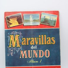 Coleccionismo Álbum: ÁLBUM COMPLETO MARAVILLAS DEL MUNDO ÁLBUM 1 COLECCIÓN CULTURA SERIE III PRIMER EDICIÓN BRUGUERA 1956. Lote 248504695