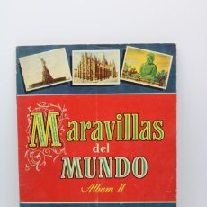 Coleccionismo Álbum: ÁLBUM COMPLETO MARAVILLAS DEL MUNDO ÁLBUM 2 COLECCIÓN CULTURA SERIE III PRIMER EDICIÓN BRUGUERA 1956. Lote 248505275
