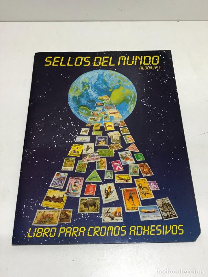 ALBUM SELLOS DEL MUNDO ( TELEKITOS ) COMPLETO 294 CROMOS PEGADOS (Coleccionismo - Cromos y Álbumes - Álbumes Completos)