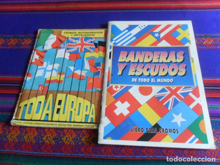 Banderas y Escudos de Todo el Mundo Completo. Eyder 1994. Regalo Toda Europa Incompleto. Buen Estado