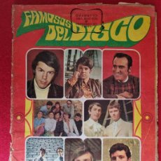 Coleccionismo Álbum: ALBUM FAMOSOS DEL DISCO COMPLETO CON 180 CROMOS EDICIONES ESTE 1968 ORIGINAL C. Lote 266748683