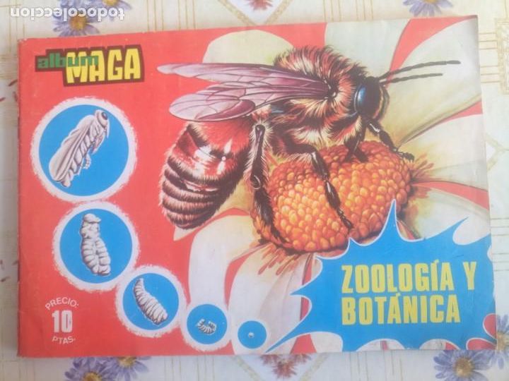 Colecionismo Caderneta: Album cromos completo zoolog&iacute;a y botanica