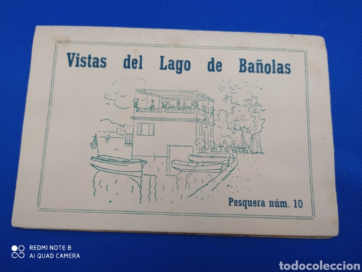 Colecionismo Caderneta: &Aacute;lbum de 15 fotograf&iacute;as. Vistas del Lago de Ba&ntilde;olas.