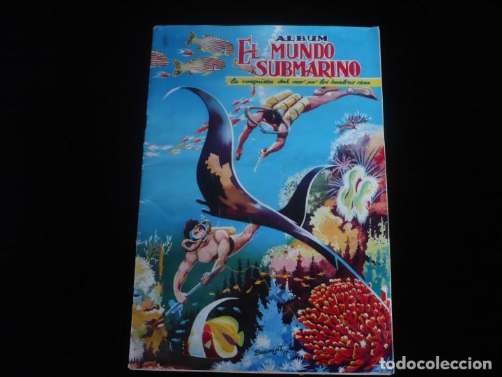 Colecionismo Caderneta: el mundo submarino - ferma de 1957 - coleccion de 128 cromos - album completo - bien conservado