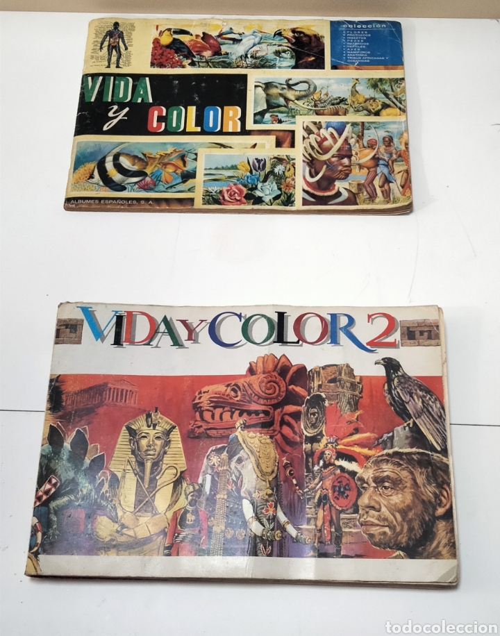 Colecionismo Caderneta: &Aacute;lbumes&rdquo;VIDA Y COLOR&rdquo; 1Y 2