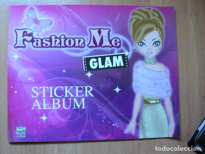 Colecionismo Caderneta: ALBUM COMPLETO CON CROMOS PEGADOS DE FASHION ME GLAM STICKER ALBUM DE MUNDICROMO EDIBAS 2012