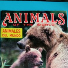 Coleccionismo Álbum: ALBUM ANIMALES DEL MUNDO - ANIMALS OF THE WORLD PANINI COMPLETO EN BUEN ESTADO