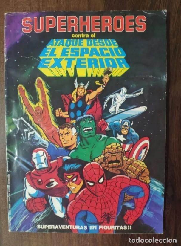 Colecionismo Caderneta: &Aacute;lbum Superh&eacute;roes Contra el ataque desde el Espacio Exterior - Marvel Secret Wars - Completo