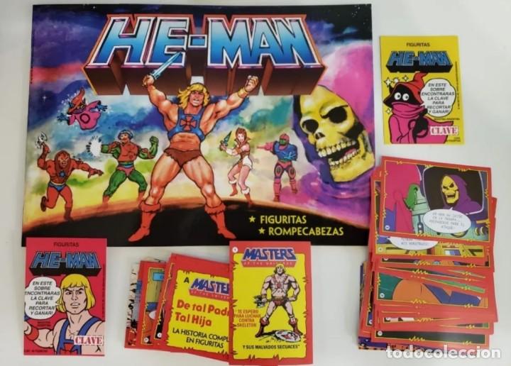 Colecionismo Caderneta: &Aacute;lbum De Figuritas De He-man + Cromos para Completarlo + Env&iacute;o Gr&aacute;tis