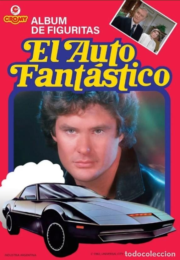 Colecionismo Caderneta: &Aacute;lbum de Cromos El Auto Fant&aacute;stico - Knight Rider + Cromos para Completarlo + Env&iacute;o Gr&aacute;tis