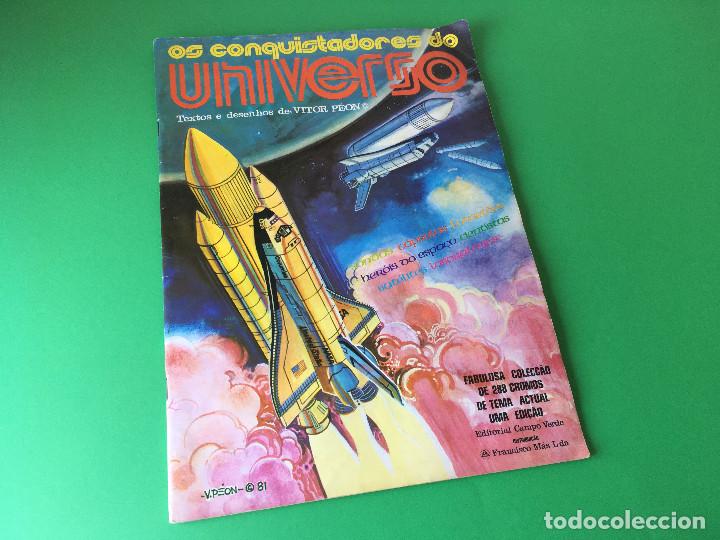 Coleccionismo &Aacute;lbum: ALBUM CROMOS OS CONQUISTADORES DO UNIVERSO VITOR P&Eacute;ON EDICION PORTUGUESA - A&Ntilde;OS 80 COMPLETA