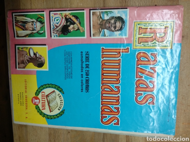 Collezionismo &Aacute;lbum: COLECCI&Oacute;N COMPLETA RAZAS HUMANAS ALBUM PLANCHA MAS LAMINAS MAS POSTER