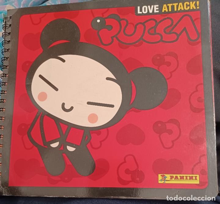 Collectable Albums: ALBUM DE CRIMOS LOVE ATTACK PUCCA + POSTER EDIT PANINI . COMPLETO