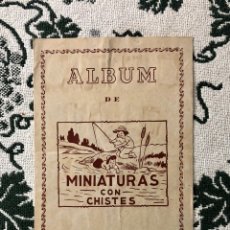 Coleccionismo Álbum: ALBUM DE MINIATURAS CON CHISTES, 25 CROMITOS, ¡COMPLETO!, AÑOS 50, (CASULLERAS)