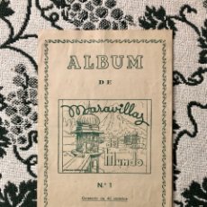 Coleccionismo Álbum: MARAVILLAS DEL MUNDO, ALBUM NUMERO 1, 40 CROMITOS, ¡COMPLETO!, AÑO 50, (CASULLERAS)
