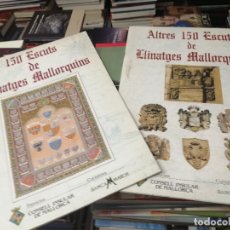 Coleccionismo Álbum: ÁLBUMES COMPLETOS 150 ESCUTS DE LLINATGES MALLORQUINS Y ALTRES 150 ESCUTS DE LLINATGES MALLORQUINS.. Lote 364929141