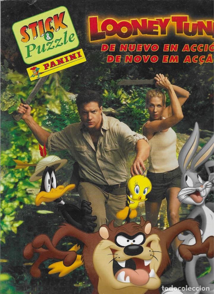 Collectionnisme Album: STICK & PUZZLE -- LOONEY TUNES -- DE NUEVO EN ACCI&Oacute;N