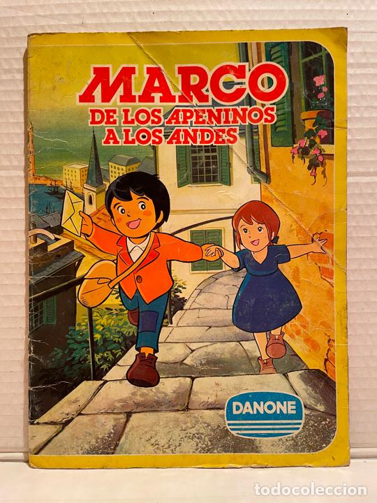 Collezionismo &Aacute;lbum: ALBUM DANONE MARCO DE LOS APENINOS A ..... COMPLETO