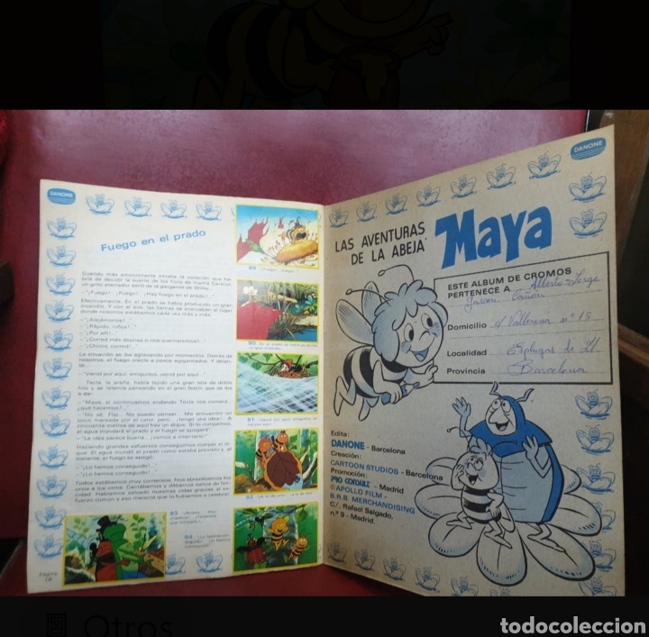 Coleccionismo &aacute;lbum: La abeja Maya de Danone - Foto 3