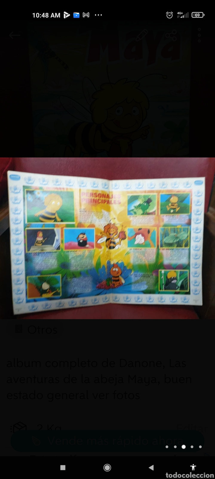 Coleccionismo &aacute;lbum: La abeja Maya de Danone - Foto 4