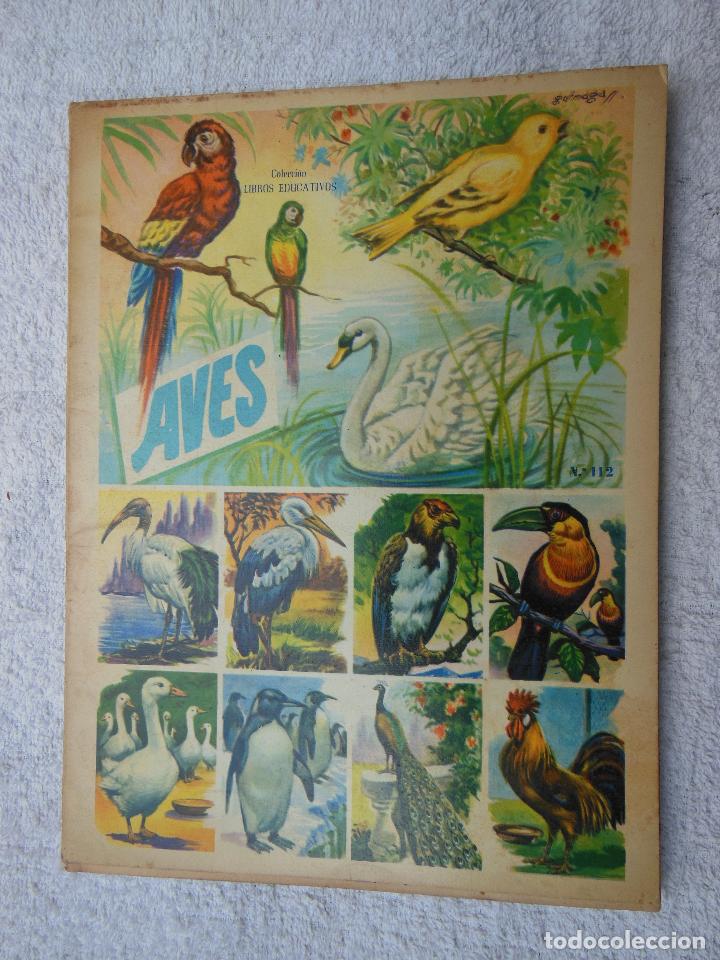 Collezionismo &Aacute;lbum: Alb&uacute;m , Colecci&oacute;n LIBROS EDUCATIVOS , Aves , a&ntilde;o 1961 Edt FHER . 31 cromos Completo (Ver Fotos Adi)