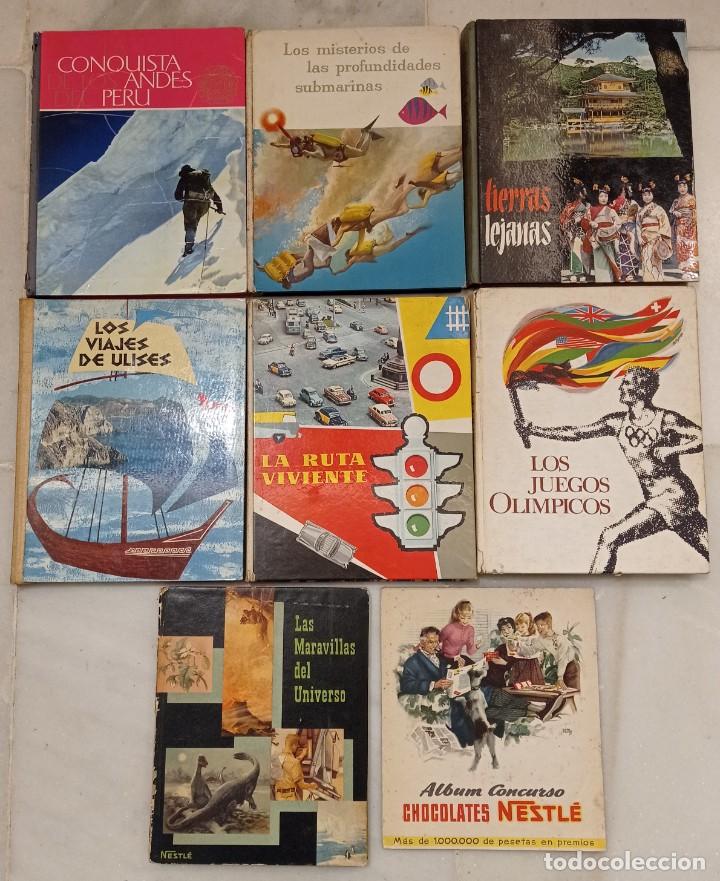 Sammeln Sammelalbum: Lote de 8 &Aacute;lbumes de Cromos Nestl&eacute; distintos. Todos completos