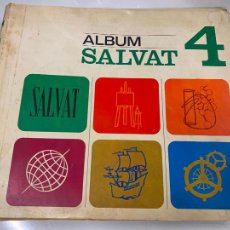 Coleccionismo Álbum: ALBUM SALVAT 4, ARTE, CIENCIAS, GEOGRAFIA, HISTORIA, TECNOLOGIA 1968. ALBUM DE CROMOS COMPLETO.. Lote 298490298