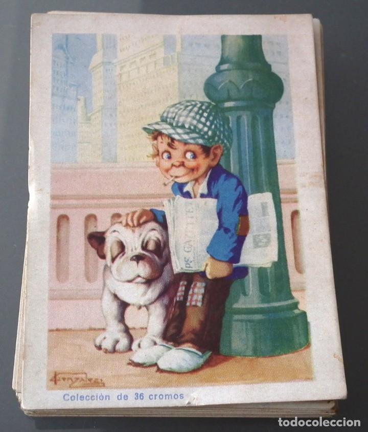 Colecionismo Caderneta: COLECCI&Oacute;N COMPLETA DE 36 CROMOS - EL DETECTIVE BOBBY - EDITADA POR CHOCOLATES AMATLLER