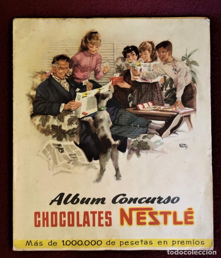 Sammeln Sammelalbum: Album concurso CHOCOLATES NESTL&Eacute; Completo 24 cromos 1955 Bien conservado.