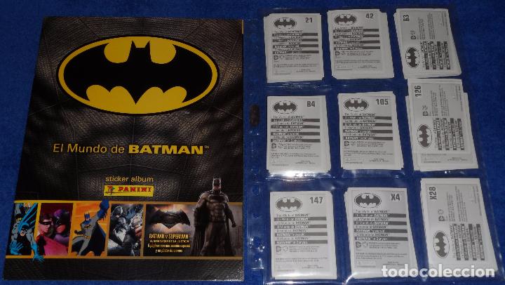 Collezionismo &Aacute;lbum: El mundo de Batman - Panini (2016) &iexcl;Colecci&oacute;n completa sin pegar!