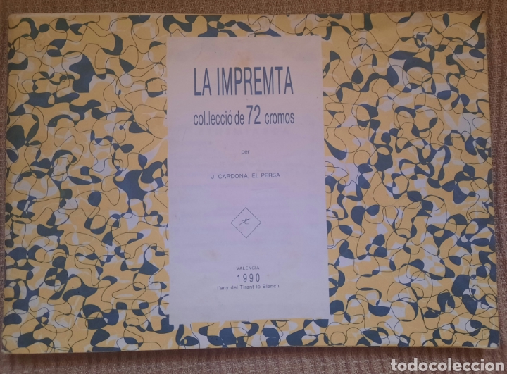 Colecionismo Caderneta: LA IMPRENTA- COLECCION DE 72 CROMOS- COMPLETO