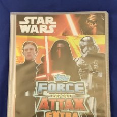 Coleccionismo Álbum: STAR WARS: FORCE ATTAX EXTRA COMPLETO. Lote 306855318